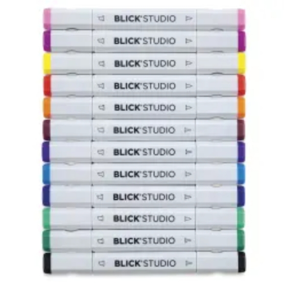 Blick Studios 12ct Alchohol Markers - Picture 3 of 4